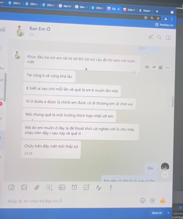 Tài khoản được cho là của Hồ Văn Cường bày tỏ nỗi nhớ về quê hương và thoát khỏi căn nhà đang ở: 