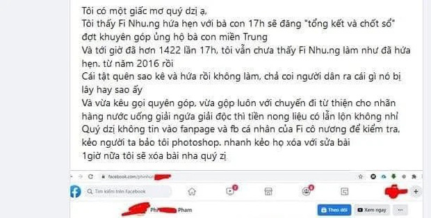 Netizen đang khui lại vụ từ thiện vào 5 năm trước của Phi Nhung và thắc mắc vì đợi mãi không thấy sao kê