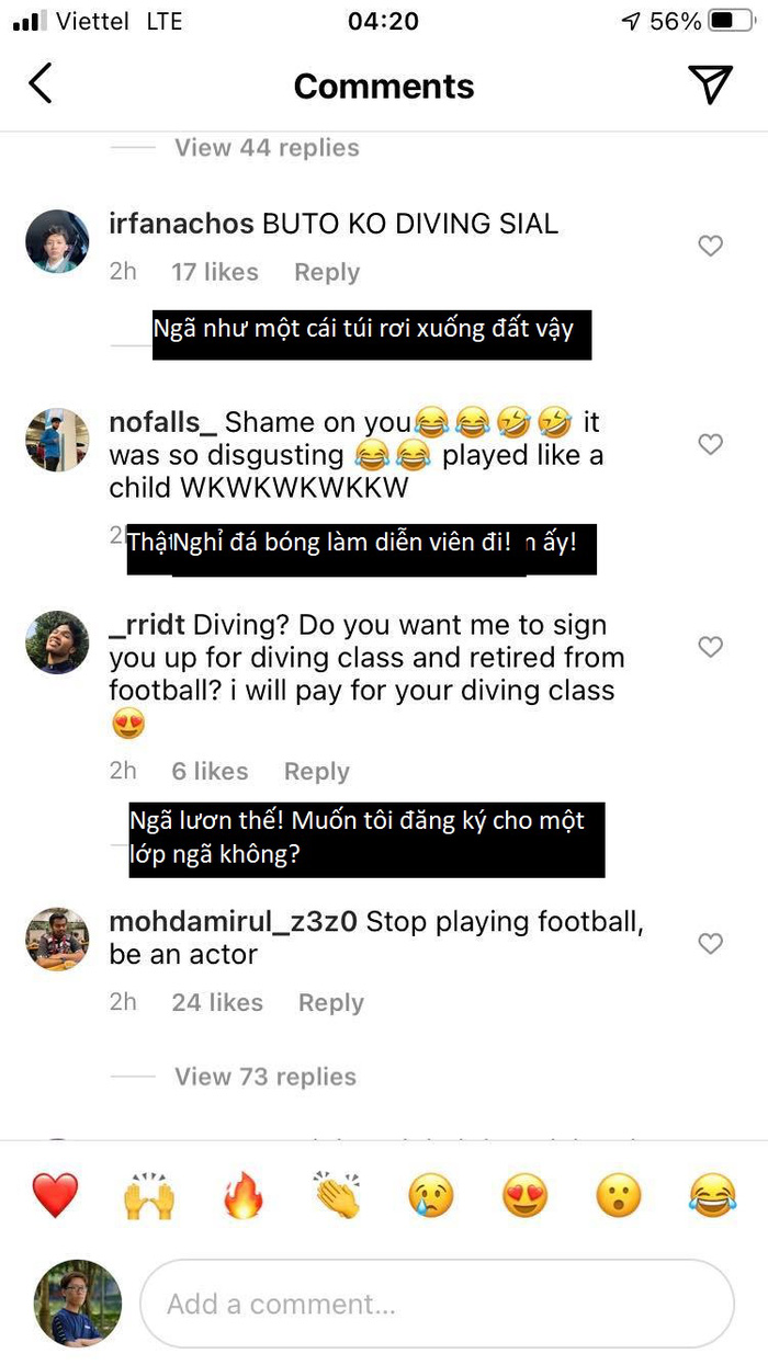 Tiếp tục là các màn công kích đòi anh chuyển sang làm diễn viên (Ảnh: chụp màn hình)