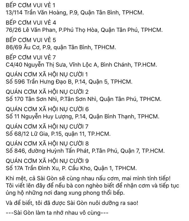 Hà Anh Tuấn thông báo về chương trình từ thiện của mình tại Sài Gòn