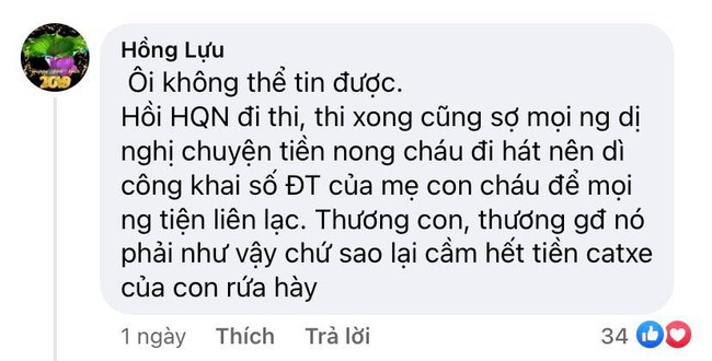 NSND Hồng Lựu không đồng tình với việc Phi Nhung giữ hết tiền cát xê của Hồ Văn Cường.