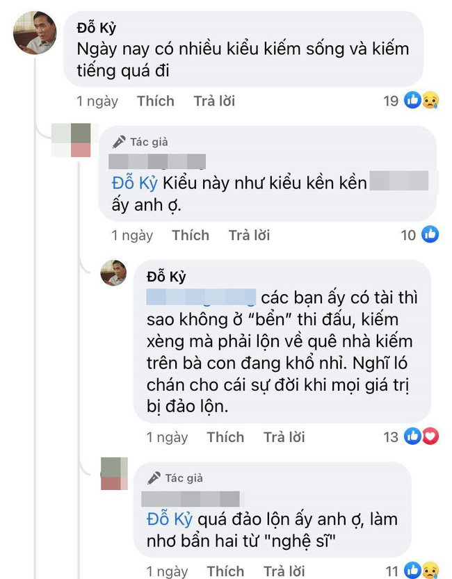 NS Đỗ Kỷ lên tiếng khi 