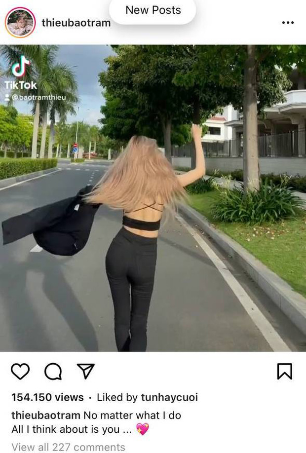 Vừa mới đăng bài mà video của Thiều Bảo Trâm đã có tới hơn 154 nghìn lượt xem