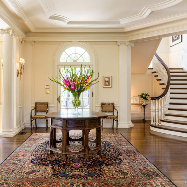 Gian chính rộng 7.500 mét vuông được thiết kế sang trọng và đẹp mắt