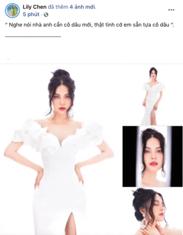 Lily Chen đã comeback mạng xã hội bằng bộ ảnh 