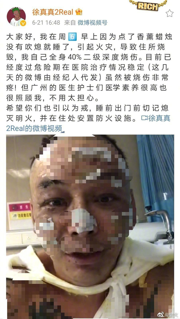 Bài đăng gây sốc của nam ca sĩ hip hop