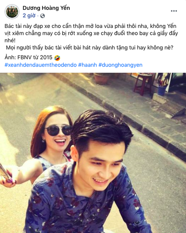 Dương Hoàng Yến tung ảnh hạnh phúc năm xưa bên bạn trai Hà Anh