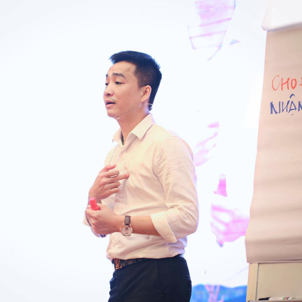 Chồng cũ của Hoàng Yến từng xuất hiện tại nhiều buổi talkshow với vai trò diễn giả