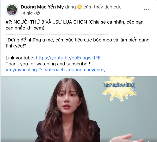 Giữa hàng loạt ồn ào của mẹ, quan điểm của Yến My đã thu hút nhiều sự chú ý từ khán giả