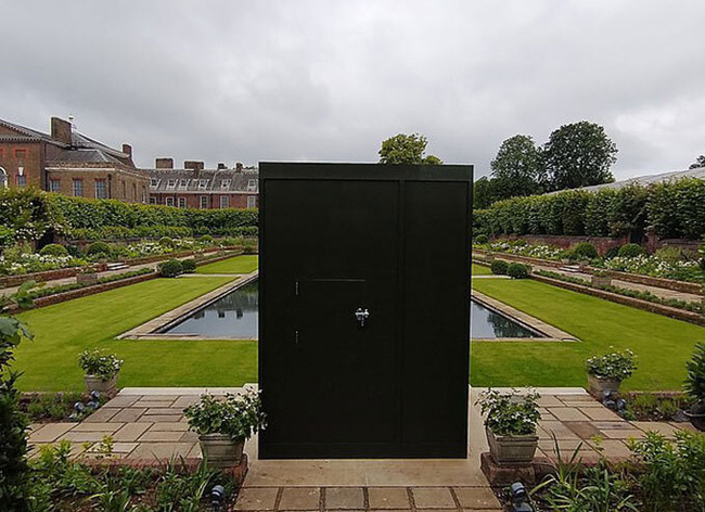 Khu vực được cho là sẽ diễn ra lễ khánh thành bức tượng Công nương Diana.