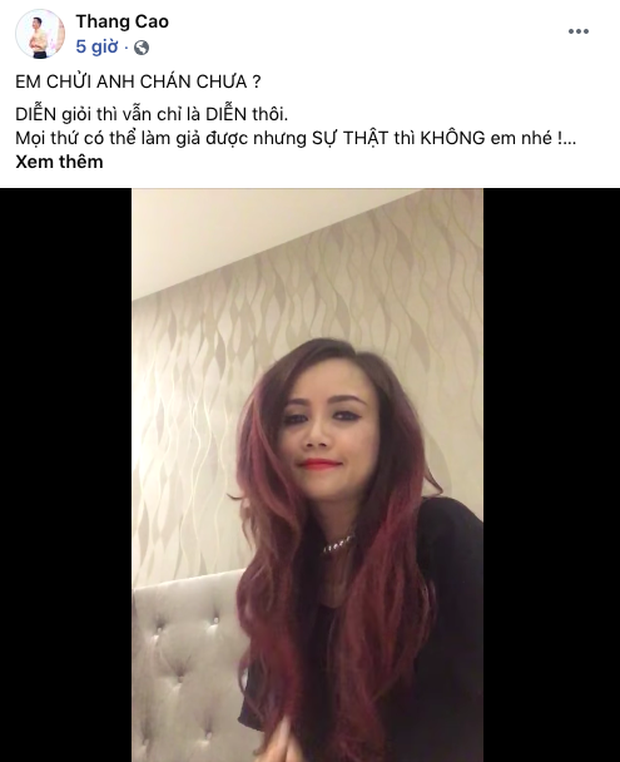 Bài viết gây chú ý của Cao Thắng sau khi bị Hoàng Yến 