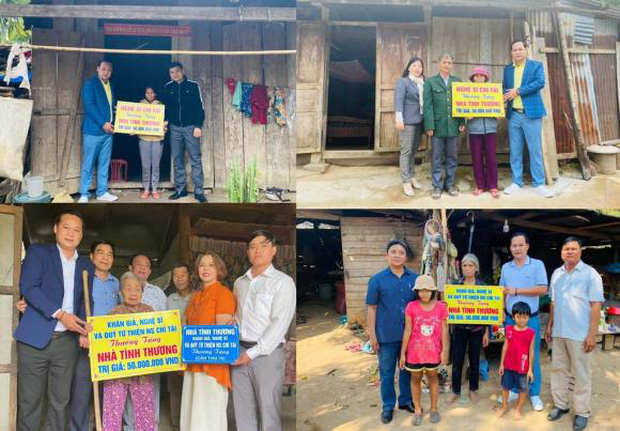 Nhiều căn nhà tình thương được danh hài Hoài Linh xây dựng theo mong muốn của cố NS Chí Tài