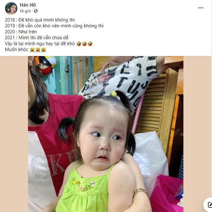 Vợ Quách Ngọc Tuyên cho biết lý do hoãn thi THPT Quốc gia tận 3 năm là vì đề khó