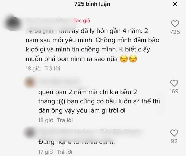 Người vợ giải thích.