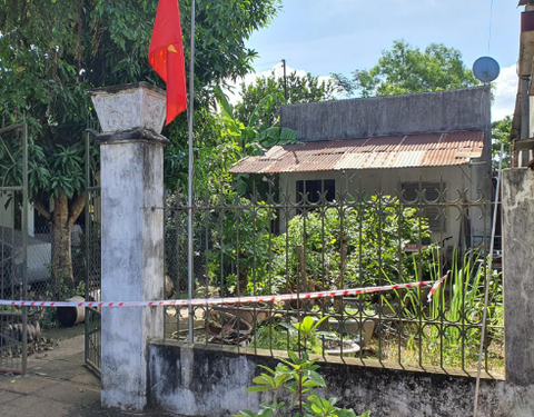 Căn nhà nơi xảy ra vụ việc thương tâm. Ảnh: Công an TP.HCM