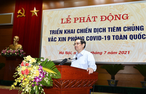 Thủ tướng Phạm Minh Chính phát động triển khai chiến dịch (Ảnh: VGP/Nhật Bắc)
