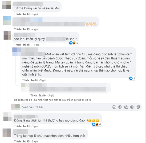 Netizen liên tục có những bình luận trái chiều dưới bài đăng của Cao Thái Sơn