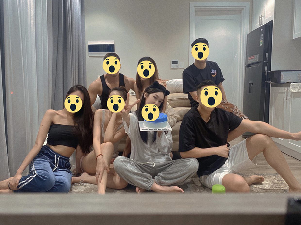 Bữa tiệc sinh nhật của Linh Sugar có sự xuất hiện của khá đông người