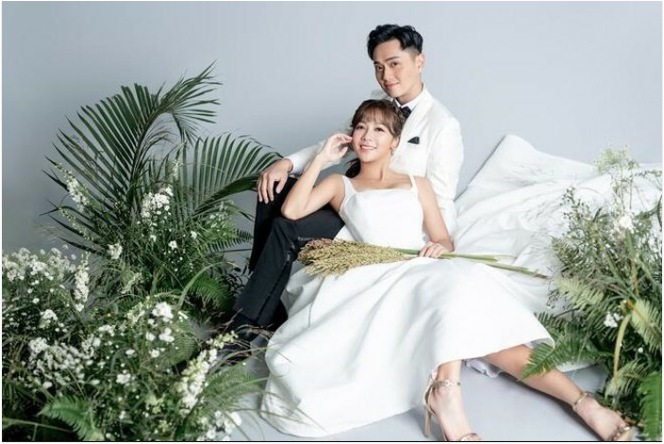 Cặp đôi kết hôn vào năm ngoái.