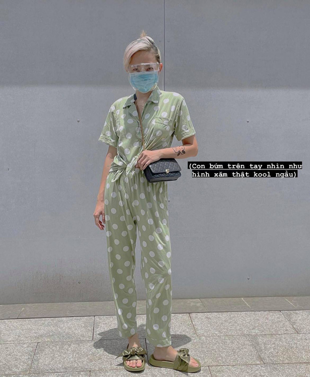 Ở nhà lên đồ bộ nhưng Tóc Tiên vẫn sang quá luôn này!