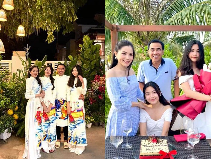 2 cô con gái của Quyền Linh rất được truyền thông chú ý vì có chiều cao nổi bật cùng diện mạo xinh xắn. 