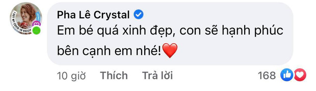 Pha Lê khen ngợi nhan sắc con gái của Thiên An, nữ ca sĩ còn gửi lời động viên