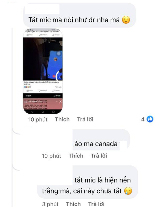 Một số khác tỉnh táo đã nhận ra rằng chỉ khi biểu tượng bị in đậm trắng thì mic mới tắt