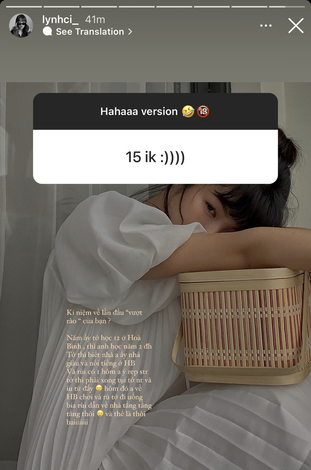 Trong đó có cả lần đầu tiên làm 