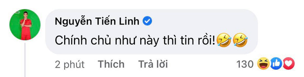 Đâu chỉ Văn Toàn, Tiến Linh cũng để lại 1 câu 