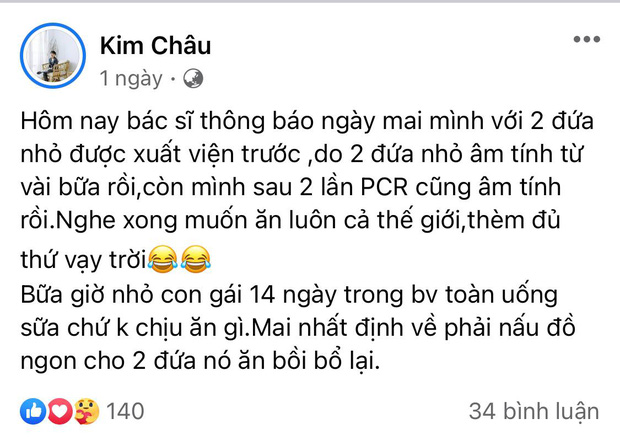 Vợ nhạc sĩ Đào Trọng Thịnh thông báo cô cùng 2 con đã âm tính với SARS-CoV-2
