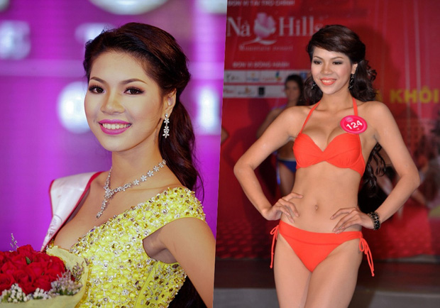 Các đường nét trên gương mặt của cô khá thô và chưa được như mong muốn