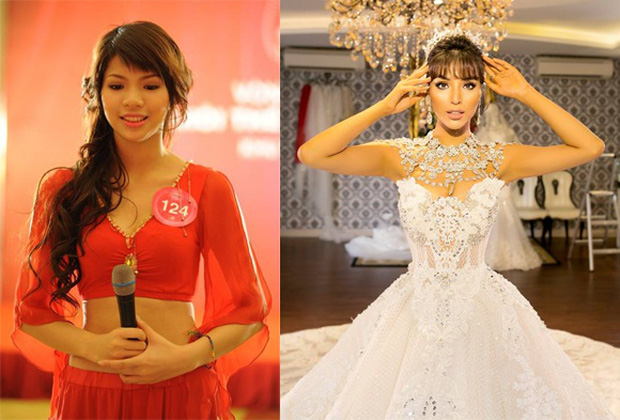 Sau khi dao kéo, Khả Trang hoàn toàn lột xác, cô đã phải trải qua nhiều đau đớn để có được vẻ ngoài này