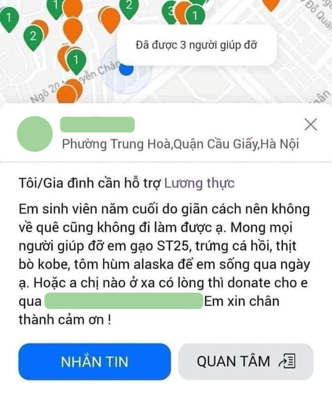 Một vài tin xin hỗ trợ đùa vui quá trớn bị lên án của dân mạng