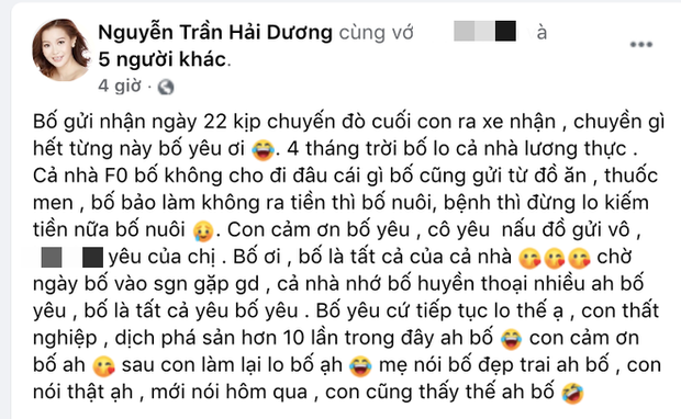 Hoa hậu Hải Dương gây bất ngờ khi tiết lộ cả gia đình đều là F0 trong đại dịch Covid-19