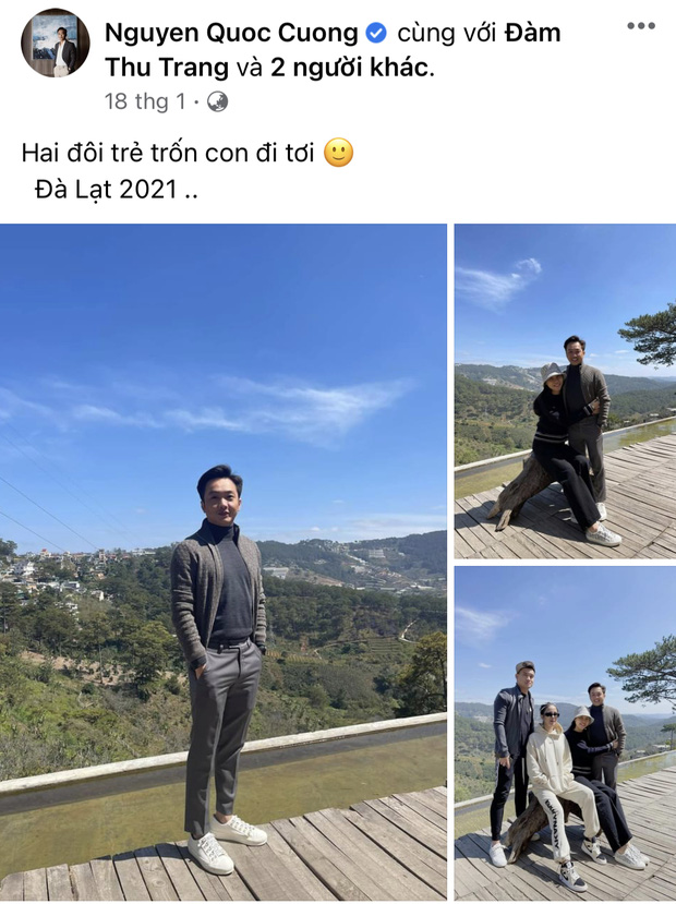 Lần gần nhất Đức Phạm xuất hiện bên Diệp Lâm Anh là trong chuyến du lịch cùng nhà Đàm Thu Trang vào tháng 1/2021