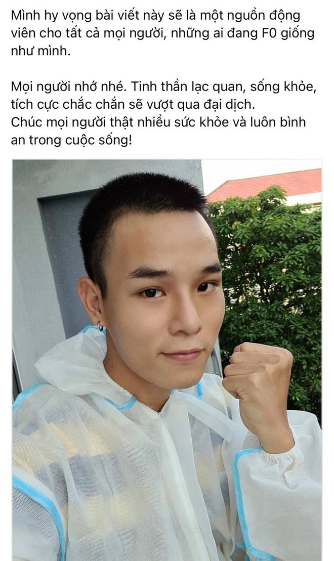 Ca sĩ Duy Đạt chia sẻ qua trình tự chữa Covid-19 tại nhà sau 2 tuần