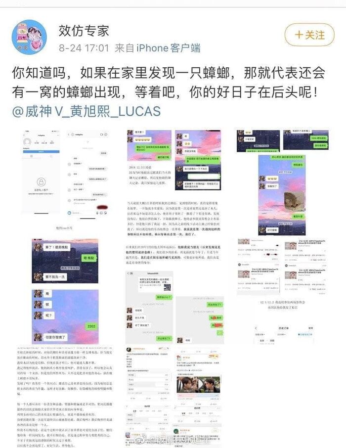 Bài phốt và loạt bằng chứng mà cô nàng đăng tải.