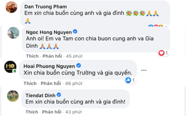 Đan Trường, Hồng Ngọc và dàn sao xót xa gửi lời động viên đến gia quyến
