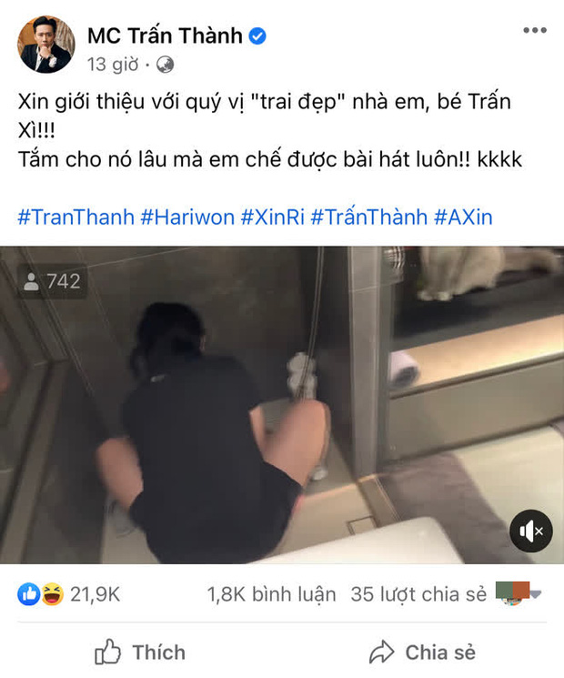 Fanpage của Trấn Thành đã khoá tính năng bình luận sau khi bị ai đó gọi tên vào drama sao kê từ thiện