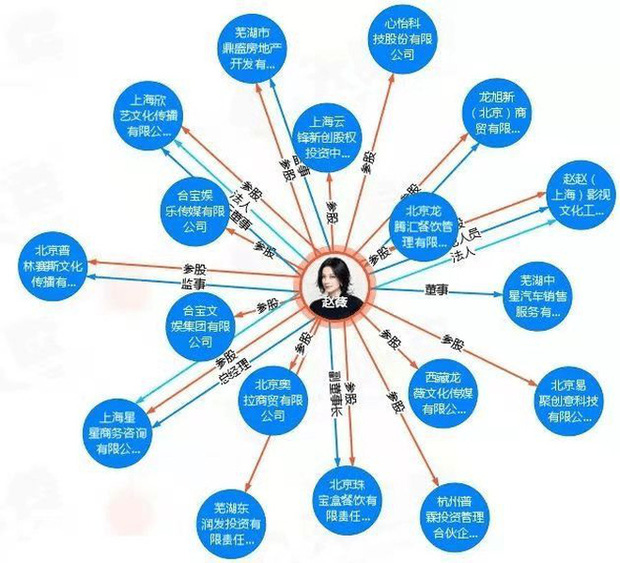 Đầu óc kinh doanh nhạy bén của Triệu Vy đã giúp cô có được mạng lưới công ty khổng lồ