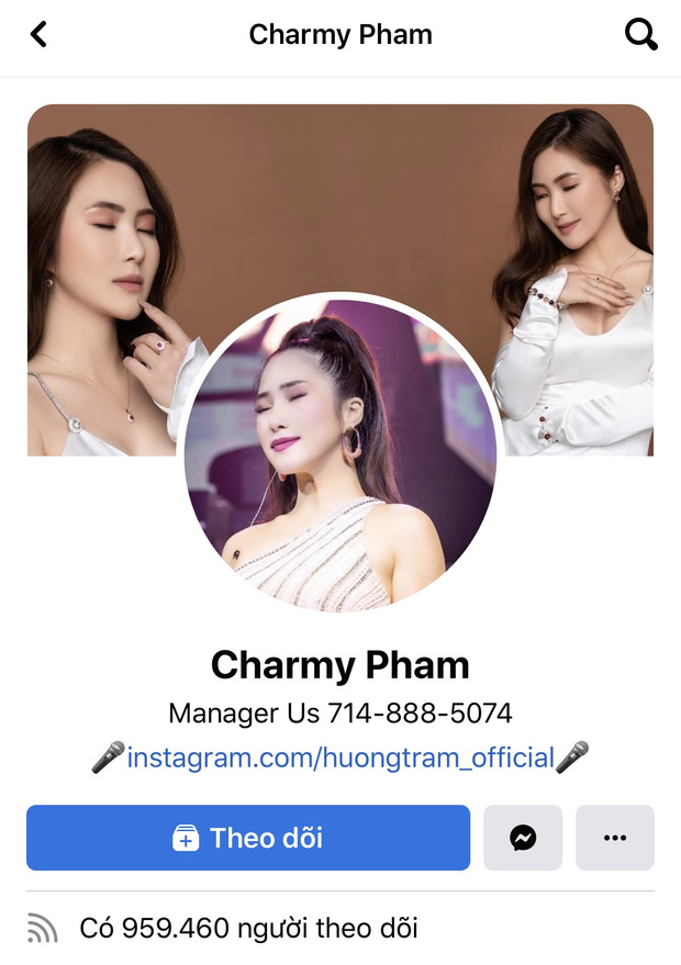 Trên trang cá nhân, Hương Tràm đã đổi tên thành Charmy Pham sau hơn 2 năm sang Mỹ khiến dân tình tranh cãi nảy lửa