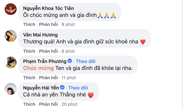 Tóc Tiên, Văn Mai Hương, Hải Yến gửi lời chúc mừng tới gia đình nam nhạc sĩ