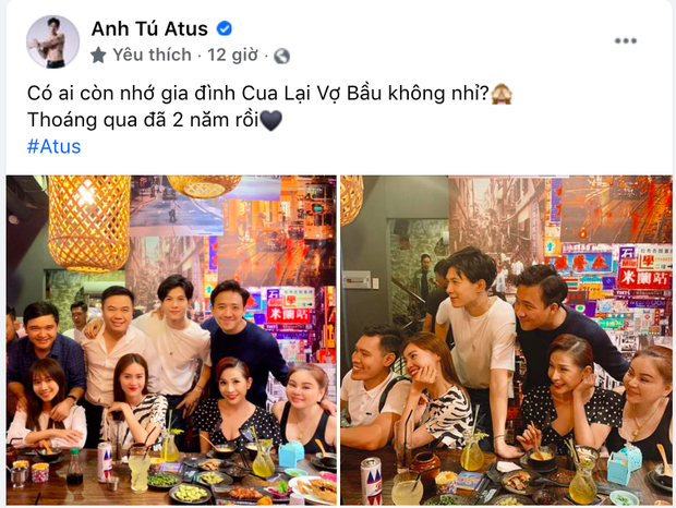 Giữa tin đồn đã lên chức bố bỉm, Anh Tú bất ngờ đăng lại ảnh kỷ niệm trong phim Cua Lại Vợ Bầu khiến dân tình rần rần