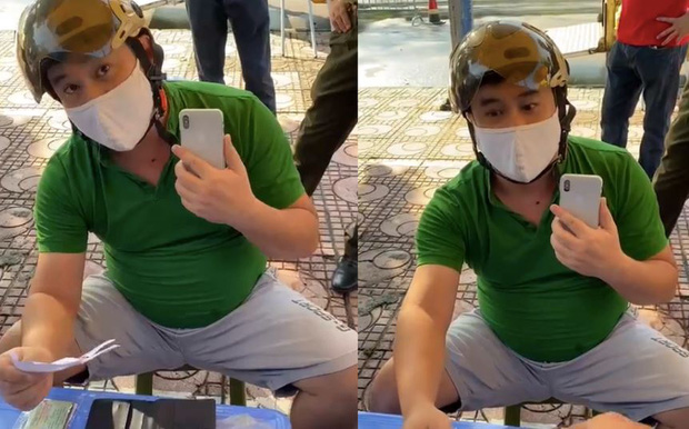 Người đàn ông ra ngoài không đúng với ngày đi chợ ghi trên phiếu nhưng liên tục lí sự cho rằng mình không thể để ý ngày, để ý đến thời gian vì luôn ở nhà