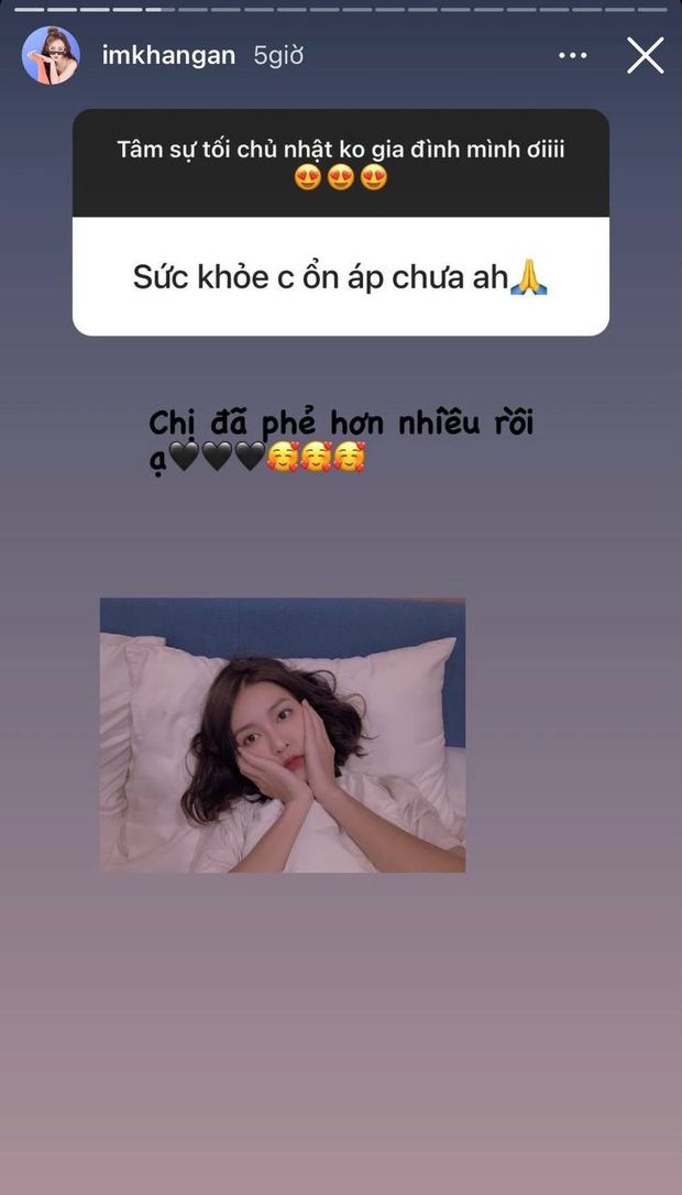 Khả Ngân cho biết đã khoẻ hơn sau thời gian nhập viện liên miên vì suy nhược cơ thể