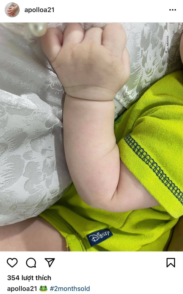 Phạm Hương khoe ảnh của nhóc tỳ để kỷ niệm 2 tháng bé chào đời và để lộ chi tiết đáng chú ý về thời điểm sinh con