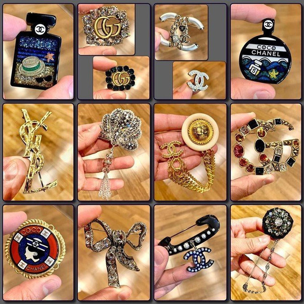 Bộ sưu tập ghim cài áo của Trấn Thành với tổng giá trị lên đến hàng trăm triệu đồng