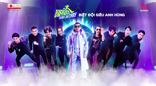 Poster chính thức của Running Man Vietnam.