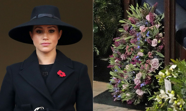 Meghan gửi vòng hoa viếng trong tang lễ Hoàng tế Philip.