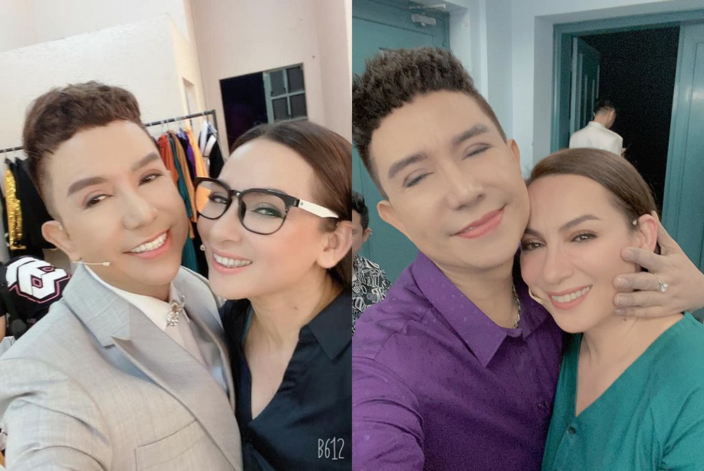 Long Nhật liên tục đăng hình ảnh của anh với nữ ca sĩ, và cầu nguyện cho chị mau chóng bình phục.